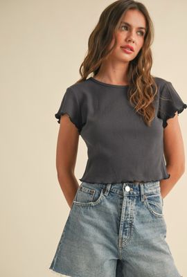 Mini Waffle Short Sleeve 