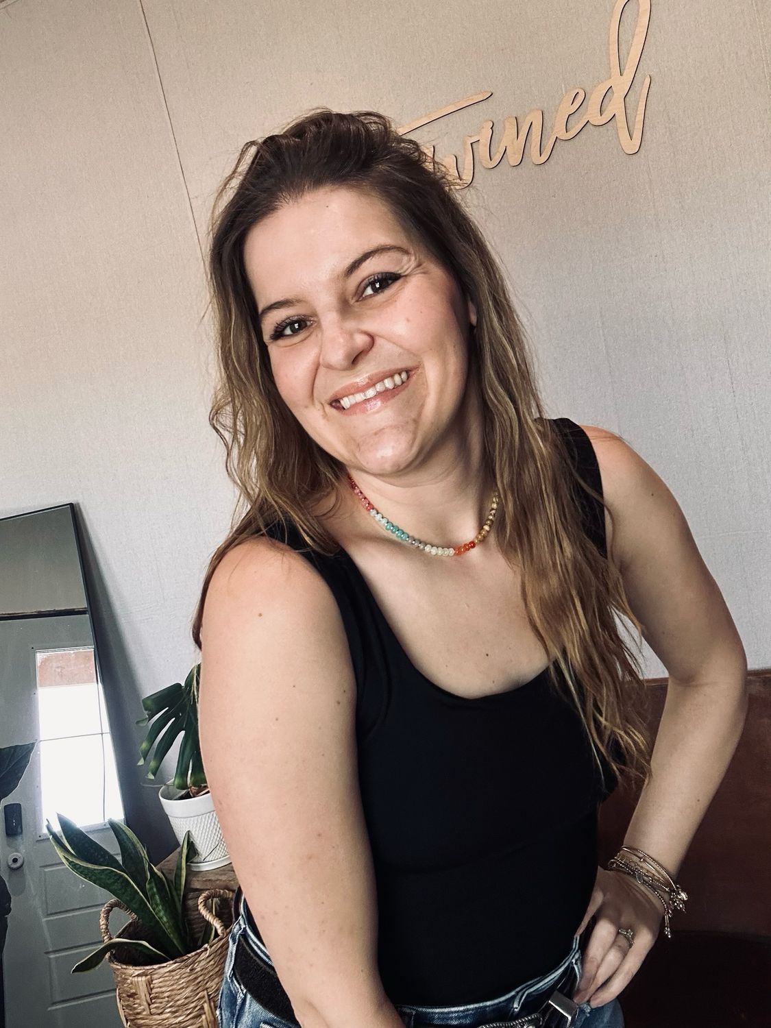 Round Neck Double Layered Tank Top 