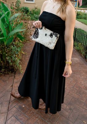 Curvy Knit Tube Maxi Dress with Belt
