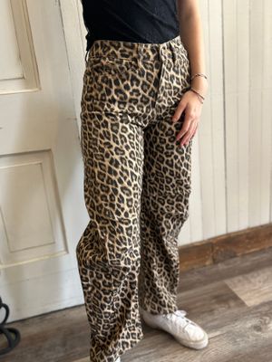 Leopard Barrel Jeans Leopard Barrel Jeans