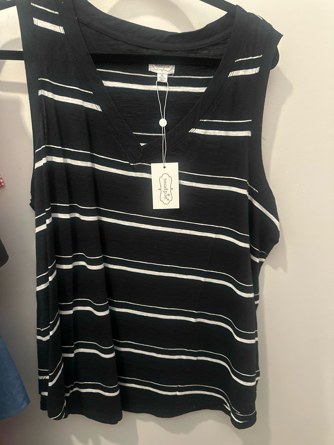 Rio Striped Tank Black Rio Striped Tank Black