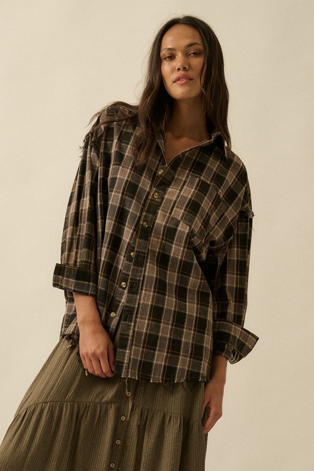 Distressed Flannel Distressed Flannel