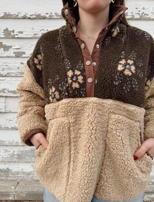 Teddy Button Down Sherpa