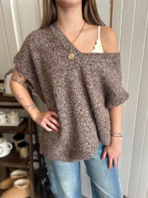 Joelle Oversized Sweater Vest