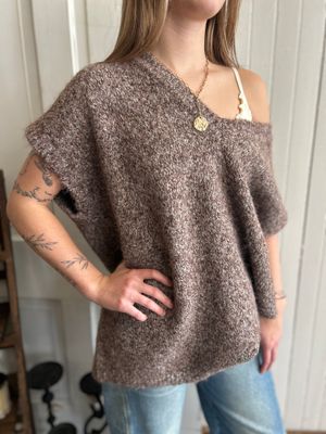 Joelle Oversized Sweater Vest