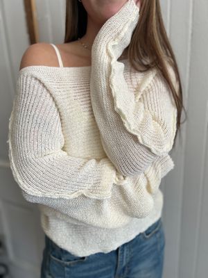 Boat Neck Dolman Sweater