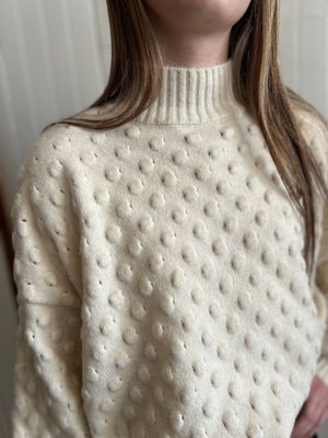 Quill Popcorn Knit Pullover