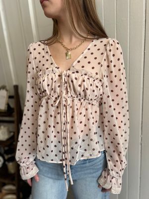 Dotted Darling Blouse