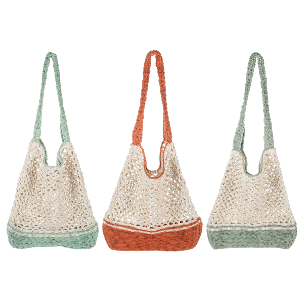 Knit Open Weave Tote Bag Knit Open Weave Tote Bag
