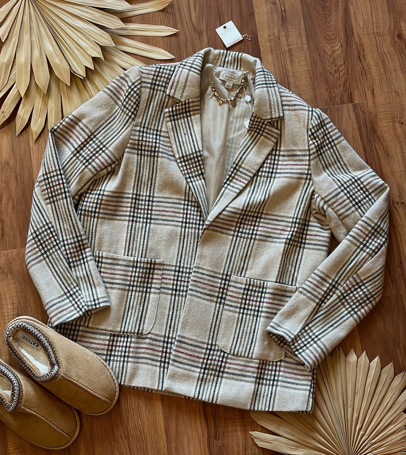 Plaid Blazer