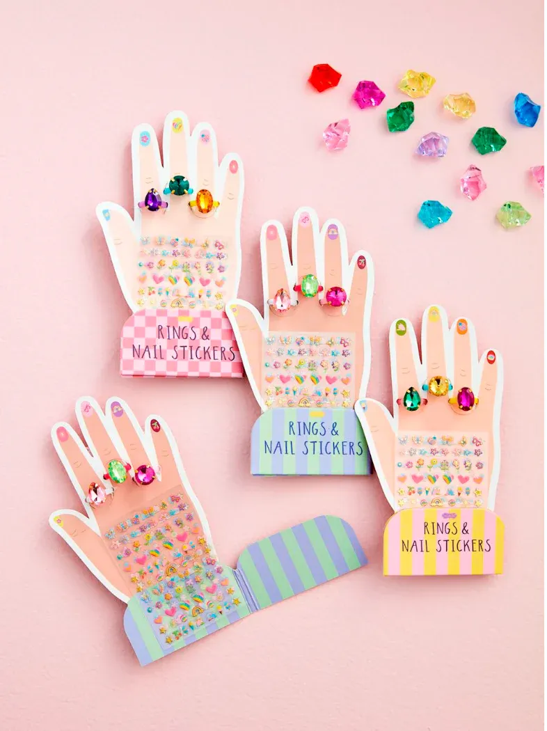 Ring Nail Sticker Kit