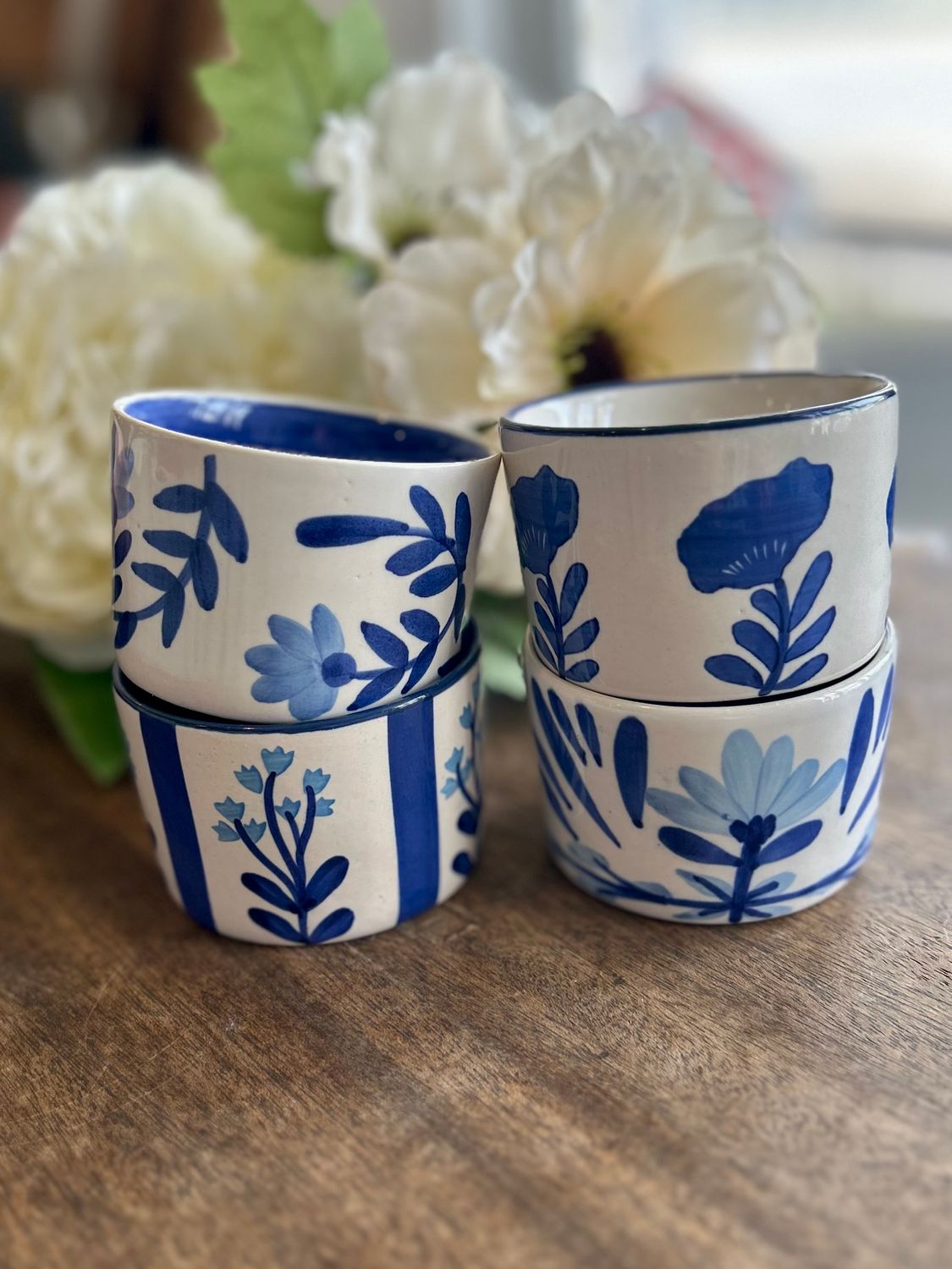 Blue Floral Tidbits