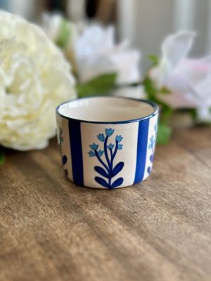 Blue Floral Tidbits