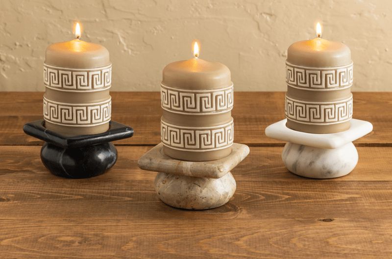 Marble Candle Holder Marble Candle Holder