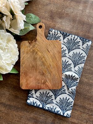 Miniature Floral Board and Towel Set