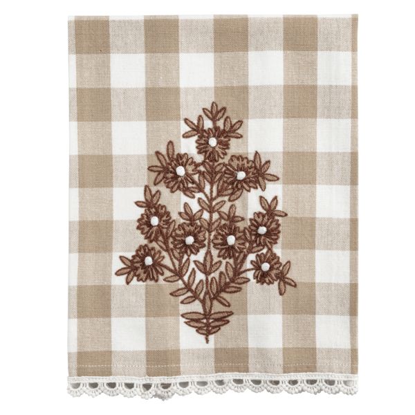 Buffalo Floral Tea Towel