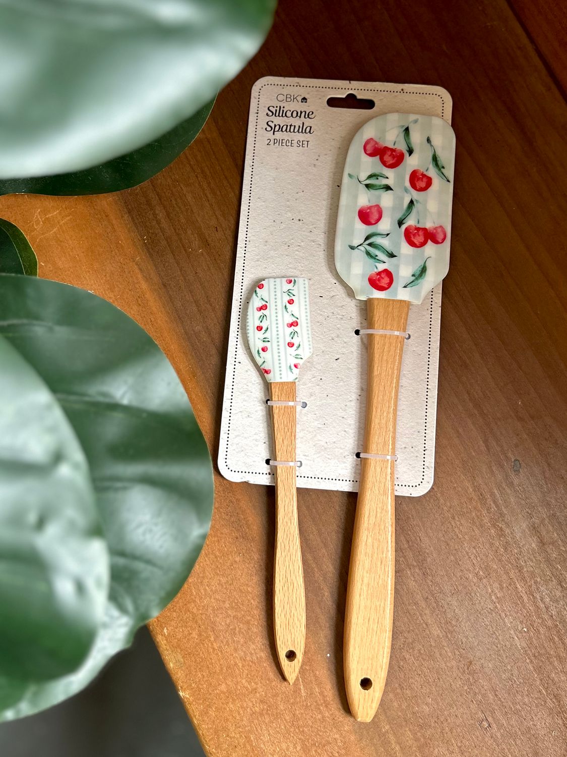 Silicone Cherry Spatula Set