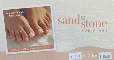 Sandstone Toe Rings Sandstone Toe Rings