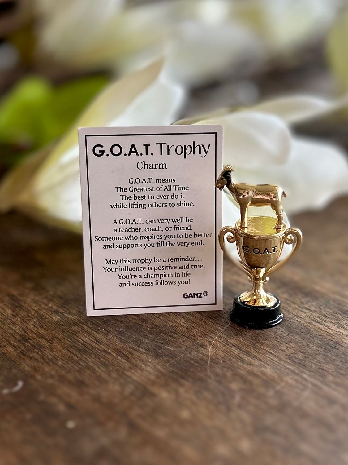 GOAT Trophy Charm