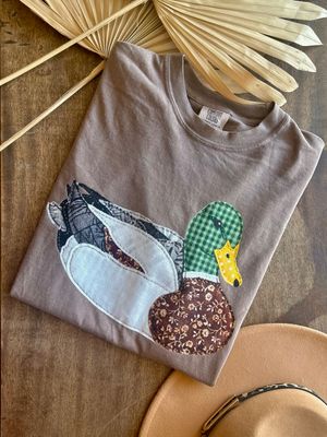 Patchwork Mallard Duck Tee Patchwork Mallard Duck Tee