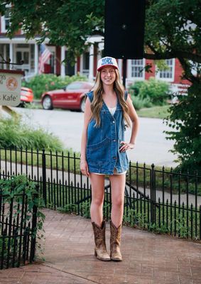 Oversized Denim Vest With Pockets
