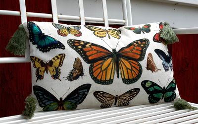 Butterfly Pillow 20x12 Butterfly Pillow 20x12