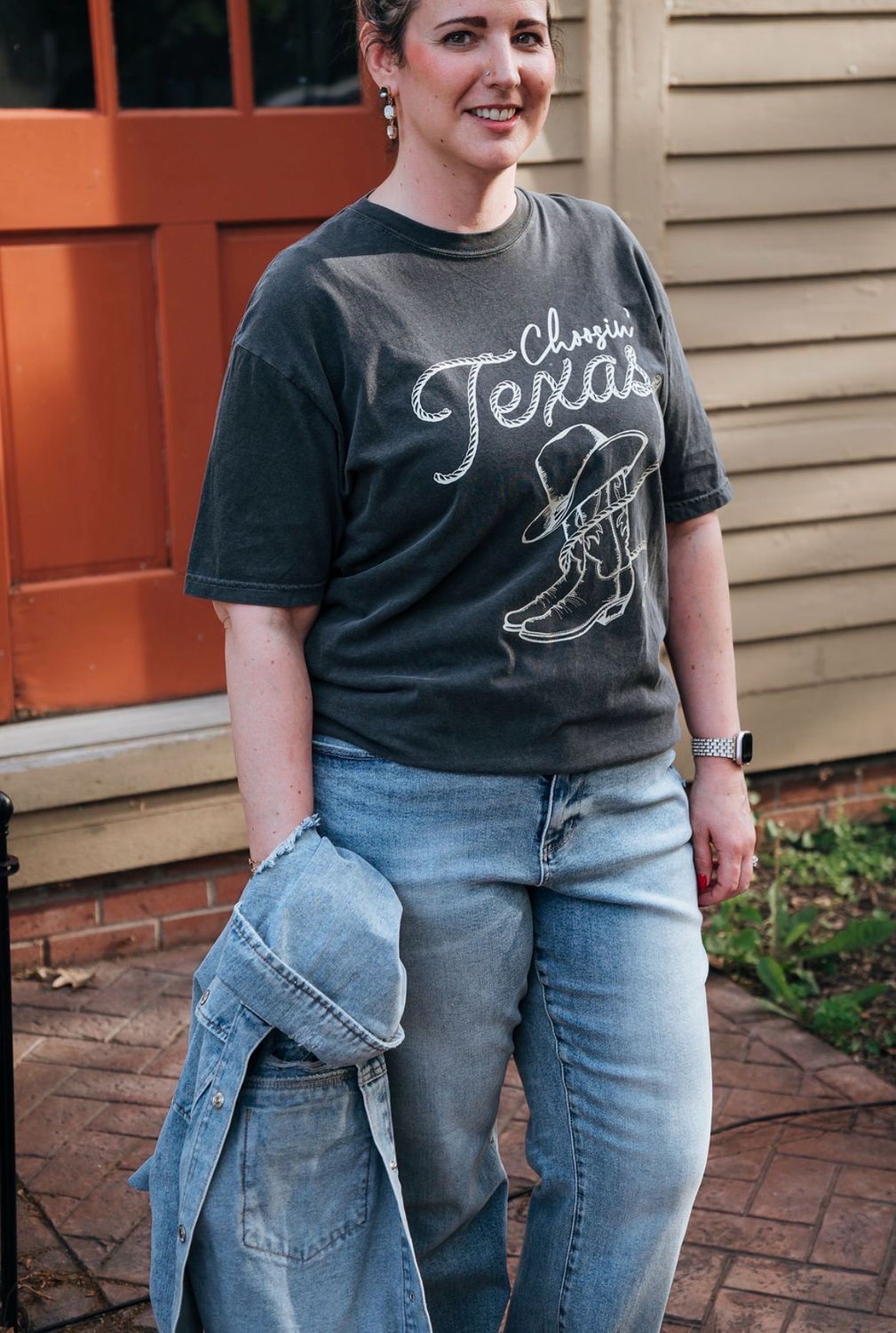 Curvy Choosin Texas Tee