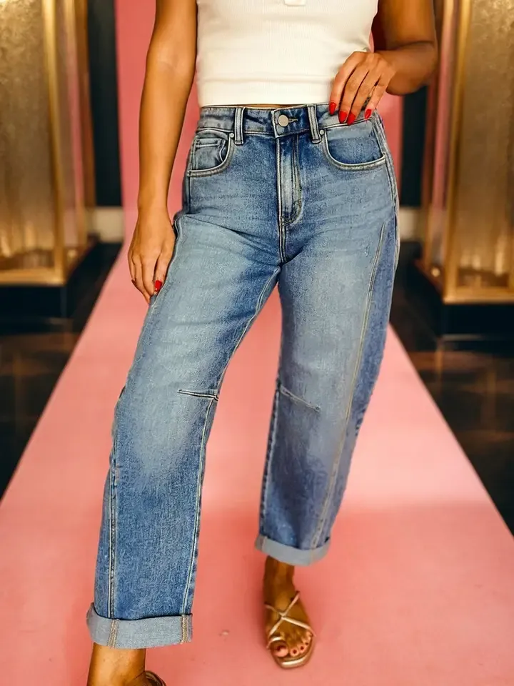 Dusk Blue Washed Shift Jeans Dusk Blue Washed Shift Jeans