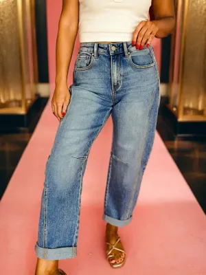 Dusk Blue Washed Shift Jeans Dusk Blue Washed Shift Jeans