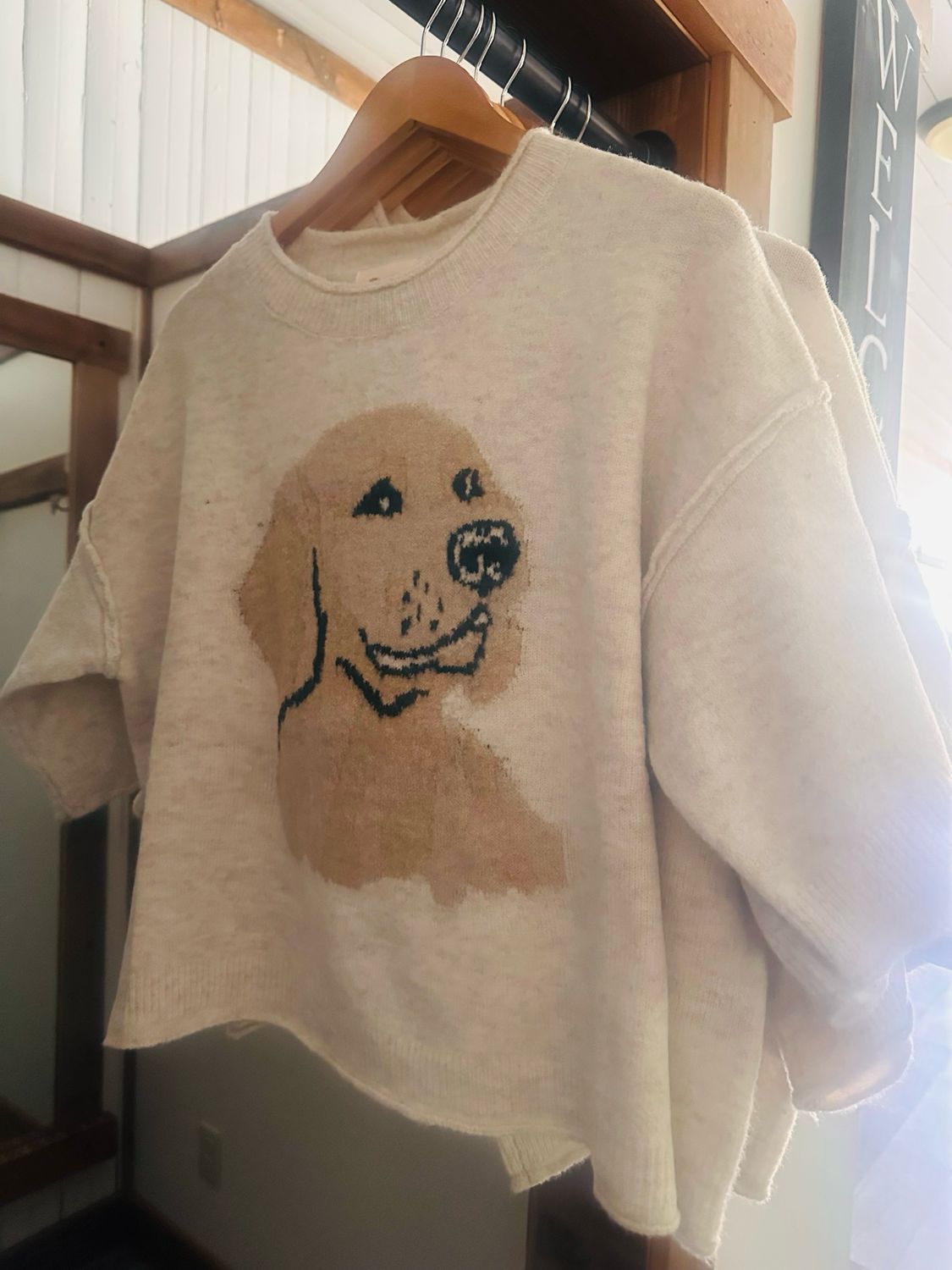 Golden Retriever Knit Top Golden Retriever Knit Top