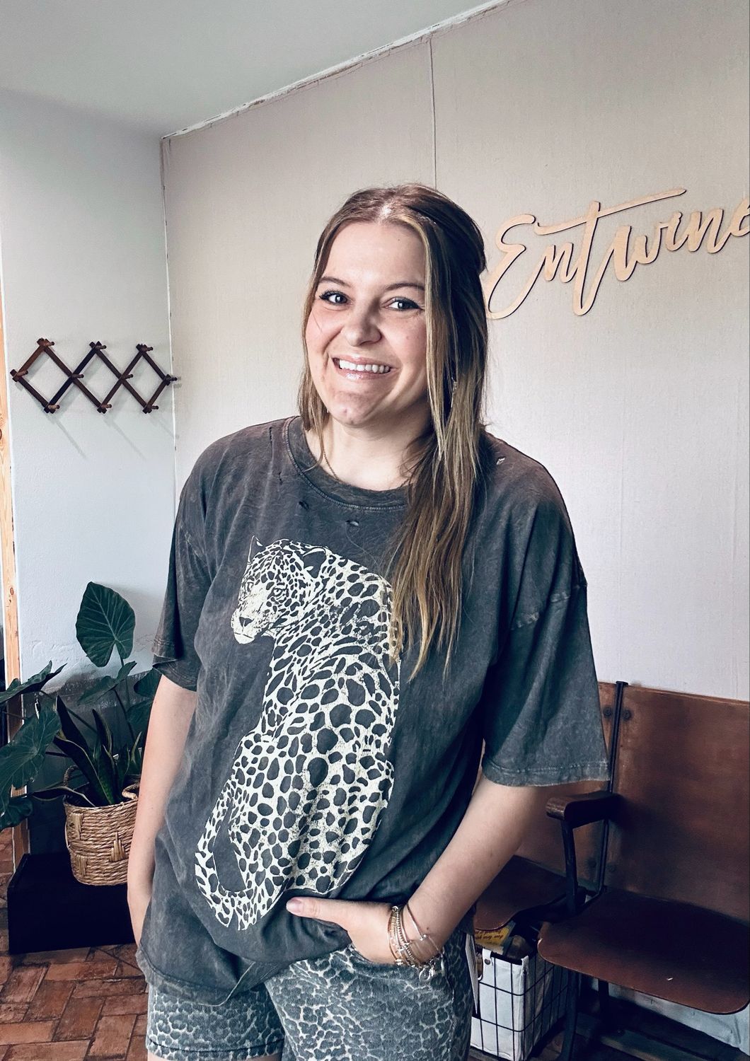 Cheetah Graphic Tee
