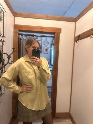 Moss Oversize Tencel Shirt