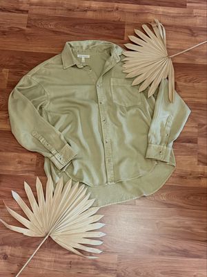 Moss Oversize Tencel Shirt