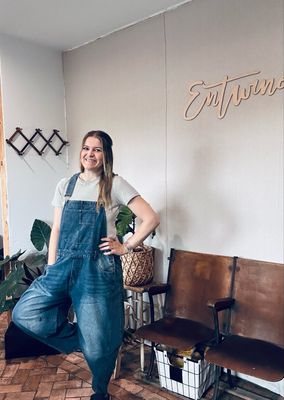 Curvy Vintage Wash Denim Overall