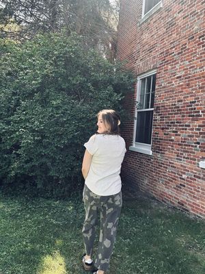 Camo Tie Waist Pants