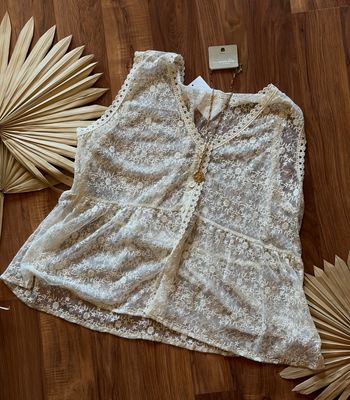 Curvy Sleeveless Lace Top Curvy Sleeveless Lace Top