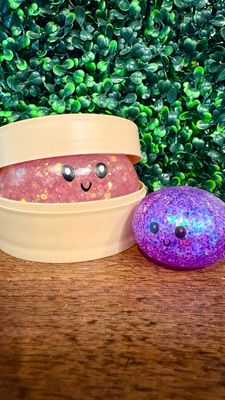 Mini Rainbow Mystery Glitter Dumplings