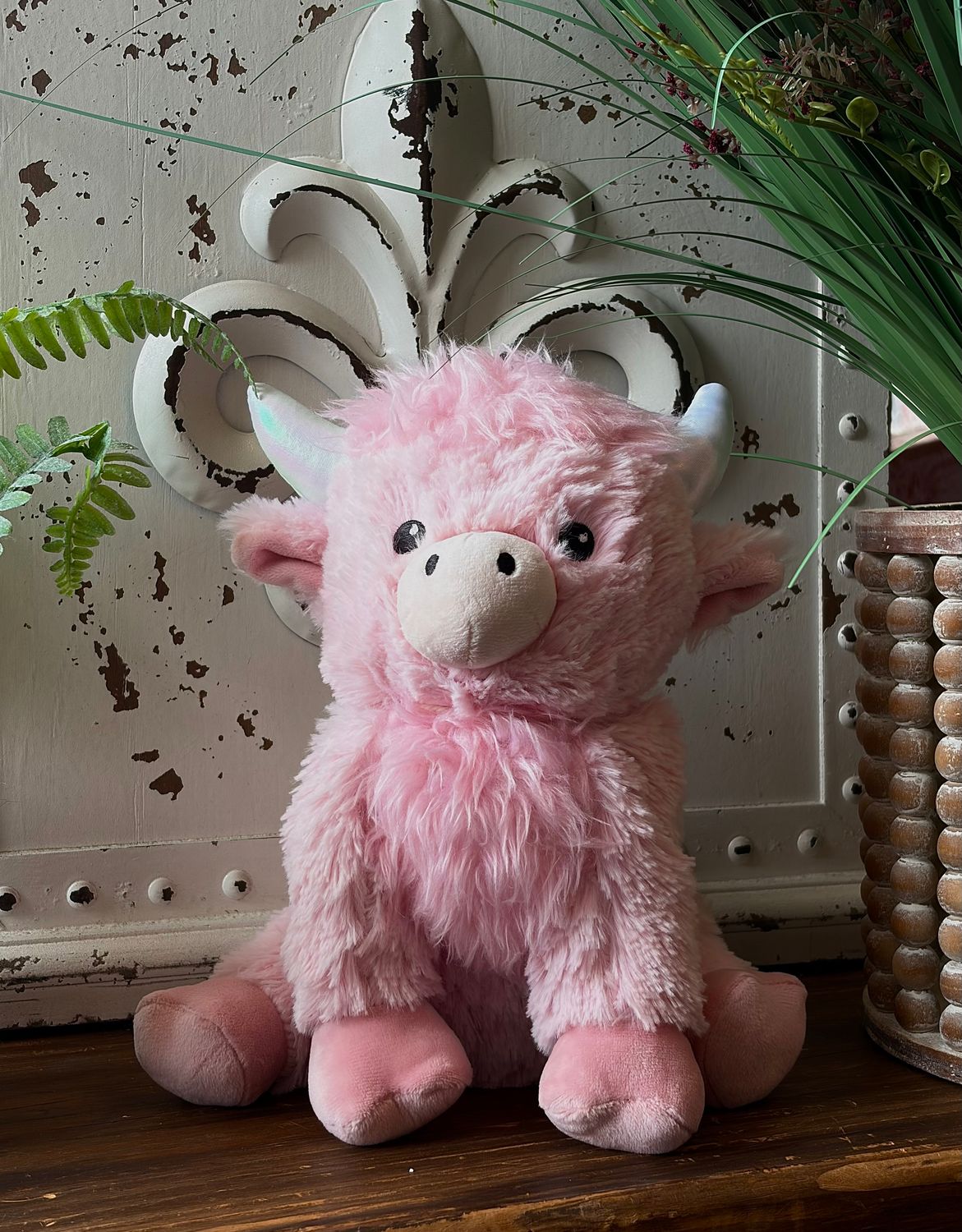 Pink Highland Cow Warmies