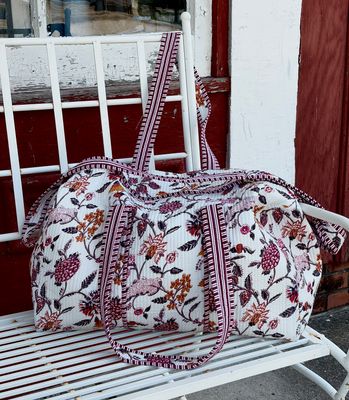 Quilted Duffle Bag Quilted Duffle Bag