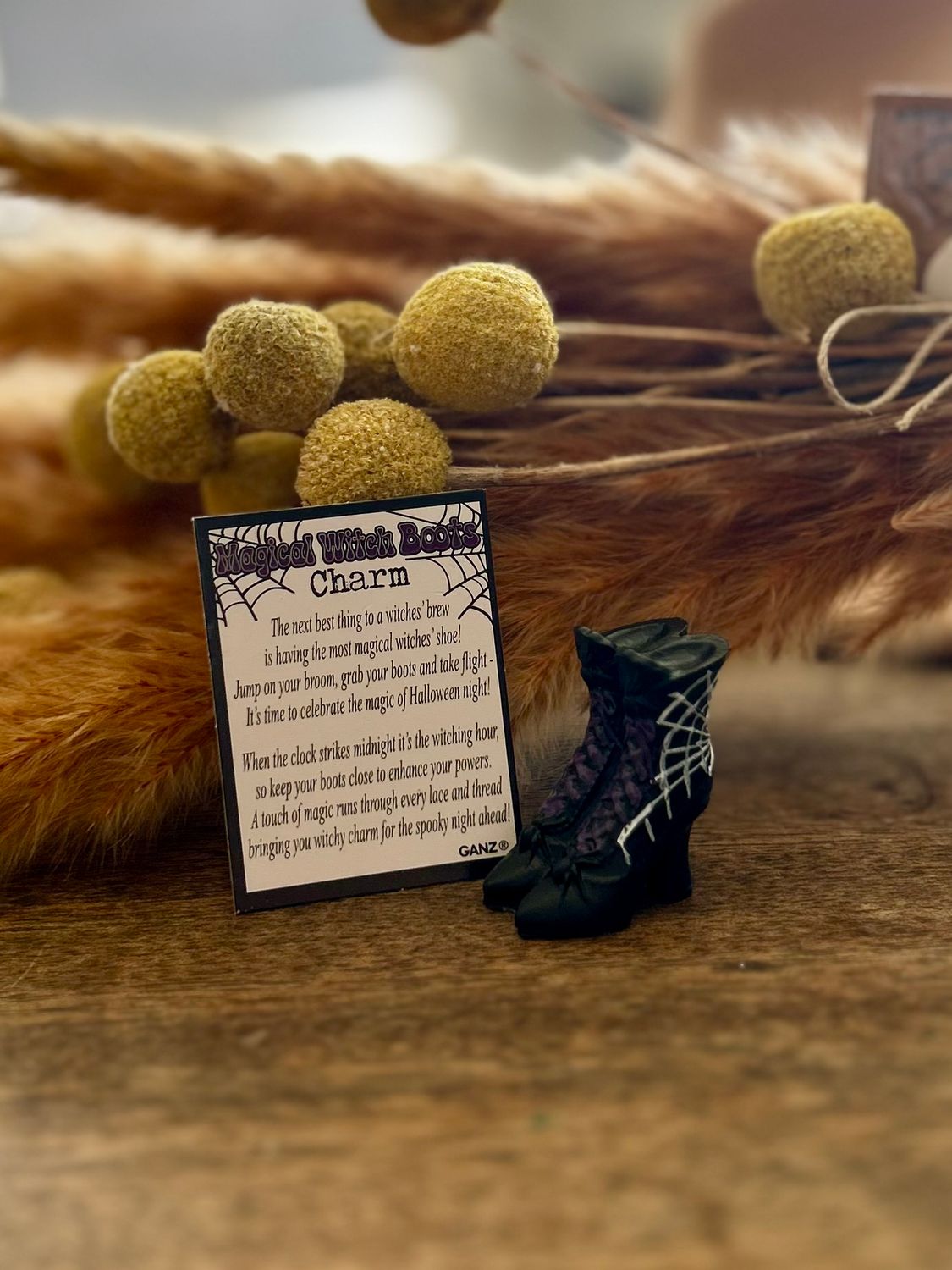 Magical Witch Boots Charm