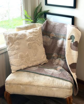 Mallard Duck Chenille Blanket 