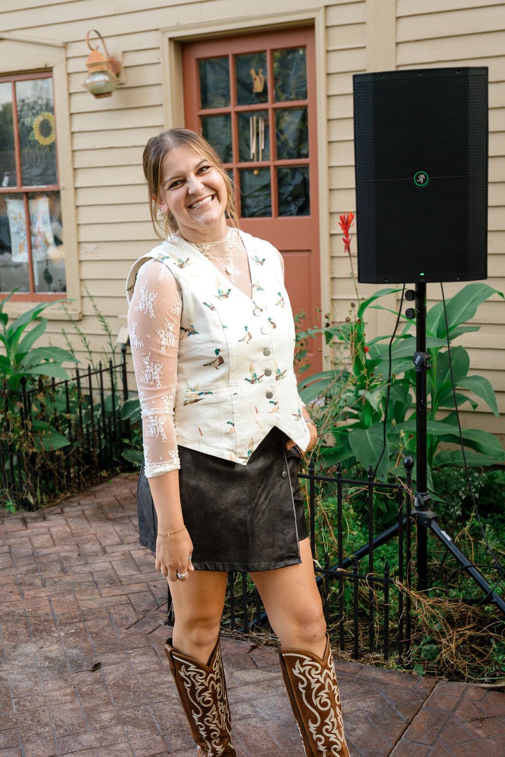 Washed Effect Pleather Skort Washed Effect Pleather Skort