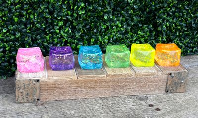 Glitter Cube Squeeze Ball Glitter Cube Squeeze Ball