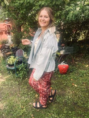 Paisley Pattern Straight Jeans Paisley Pattern Straight Jeans