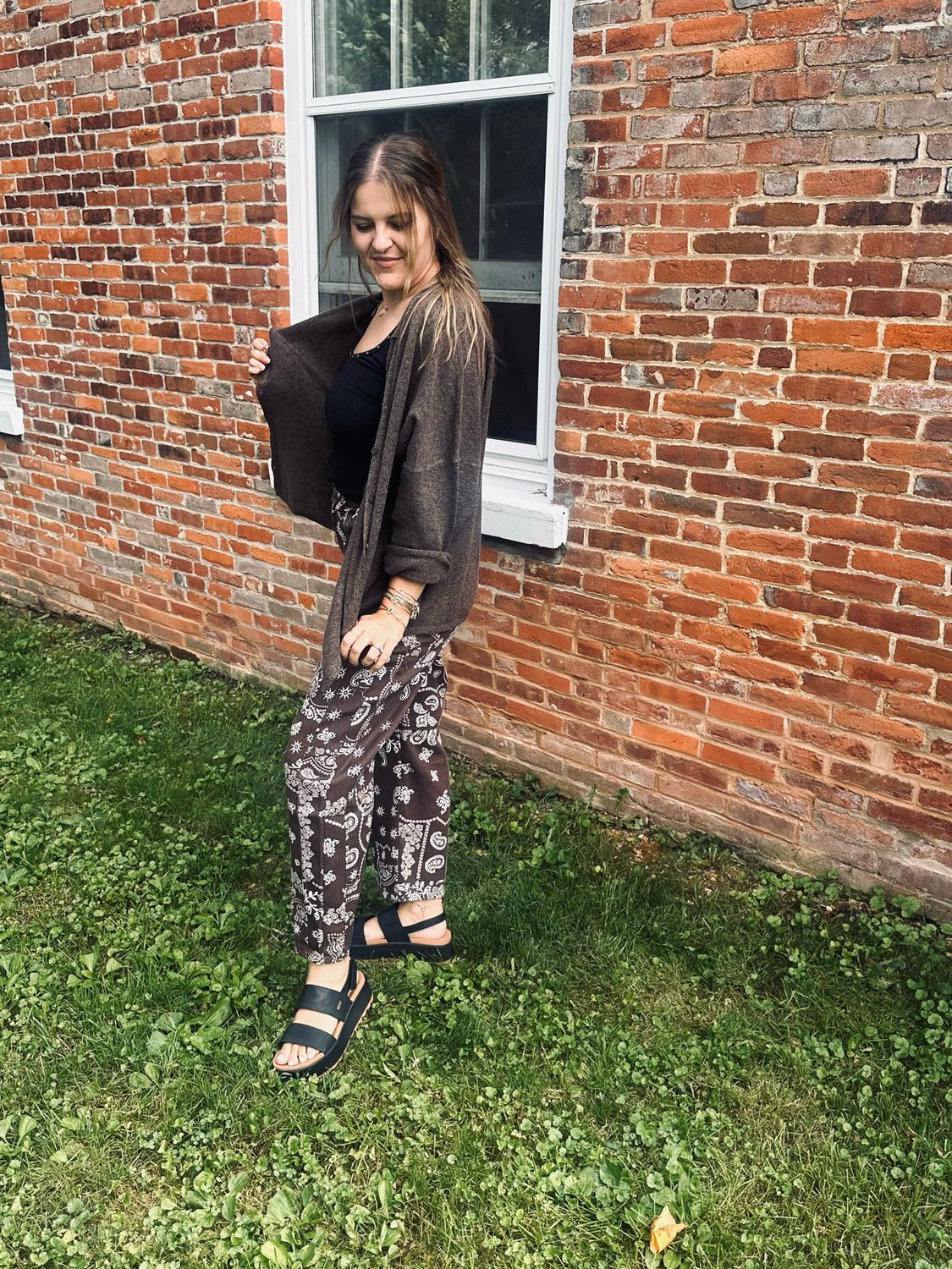 Paisley Print Barrel Jeans Paisley Print Barrel Jeans