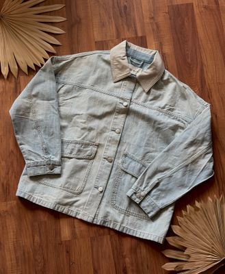 Light Washed Denim Barn Jacket