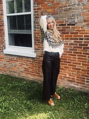 Nordic Pattern Knit Sweater