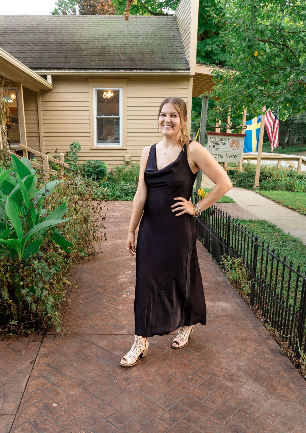 Cowl Neck Maxi Dress