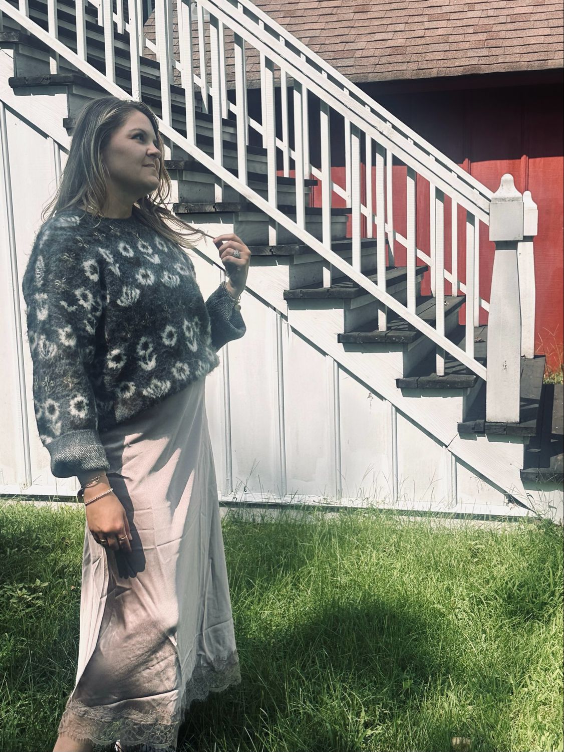 Lace Midi Skirt