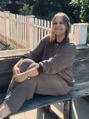 Striped Drawstring Pants